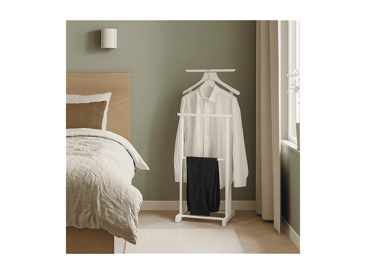 Valet en bois massif - H102 cm