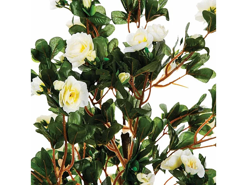 Plante Artificielle "Azalée" 81cm Blanc