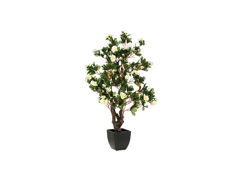 Plante Artificielle "Azalée" 81cm Blanc