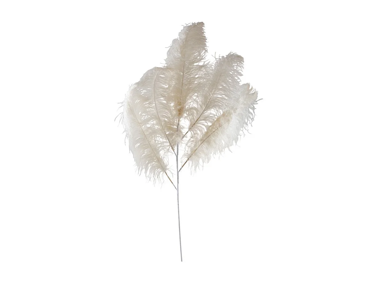 Plante Artificielle "Plume d'Autruche" 143cm Ivoire