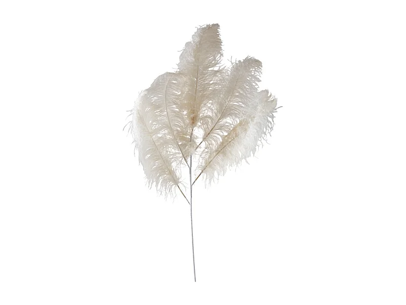 Plante Artificielle "Plume d'Autruche" 143cm Ivoire