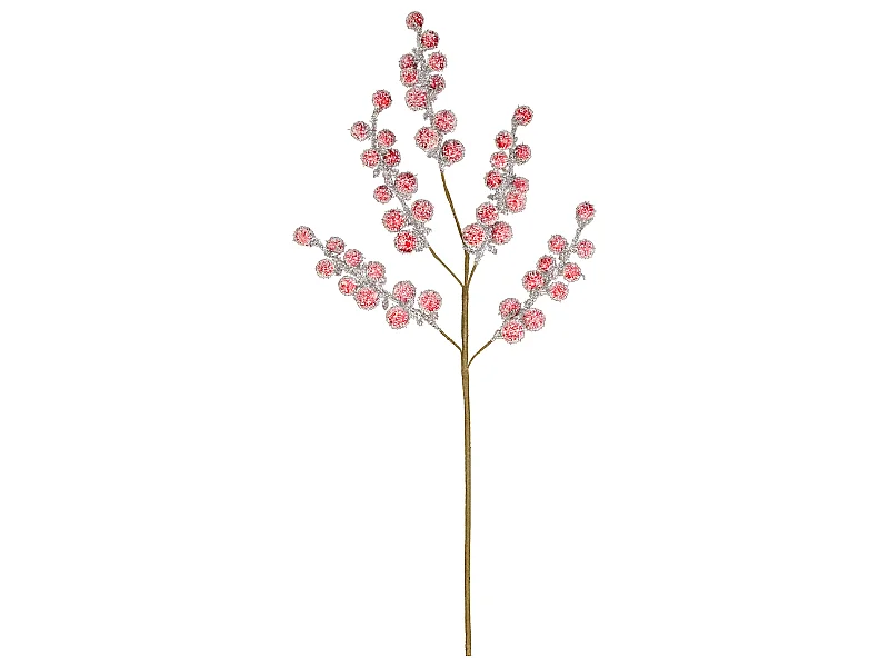 Branche de Boules "Génération Vintage" 50cm Rouge