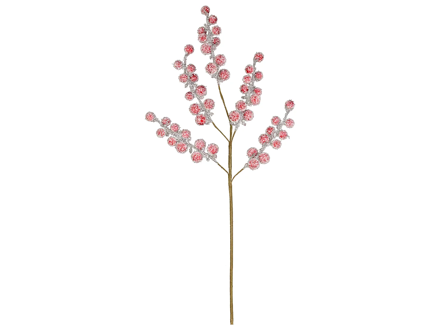 Branche de Boules "Génération Vintage" 50cm Rouge