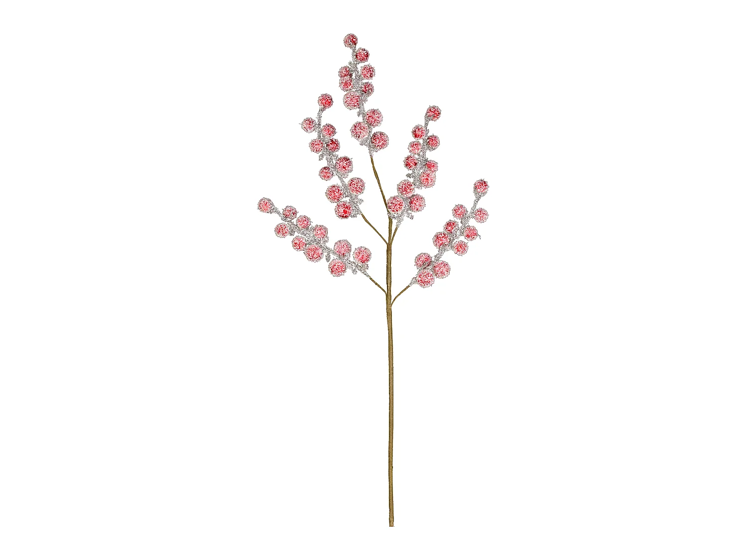 Branche de Boules "Génération Vintage" 50cm Rouge