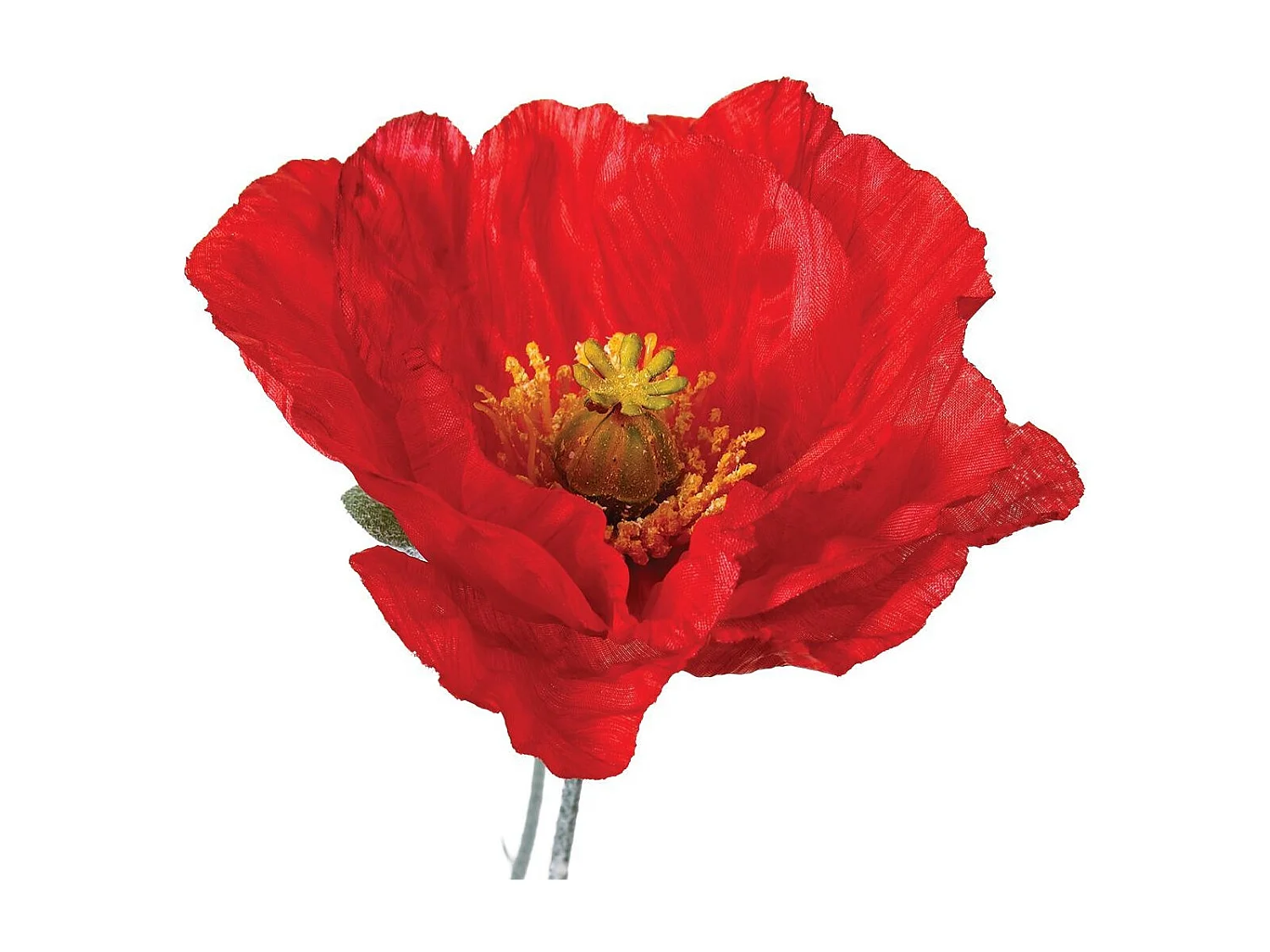 Fleur Artificielle "Coquelicot" 70cm Rouge