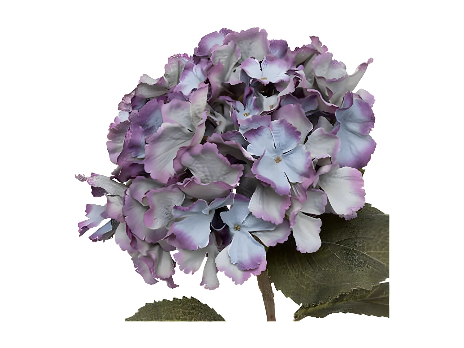 Fleur Artificielle "Hortensia" 83cm Bleu