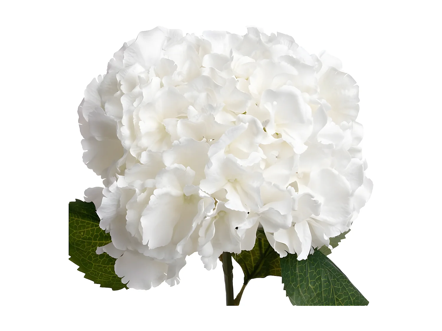 Fleur Artificielle "Hortensia" 83cm Blanc