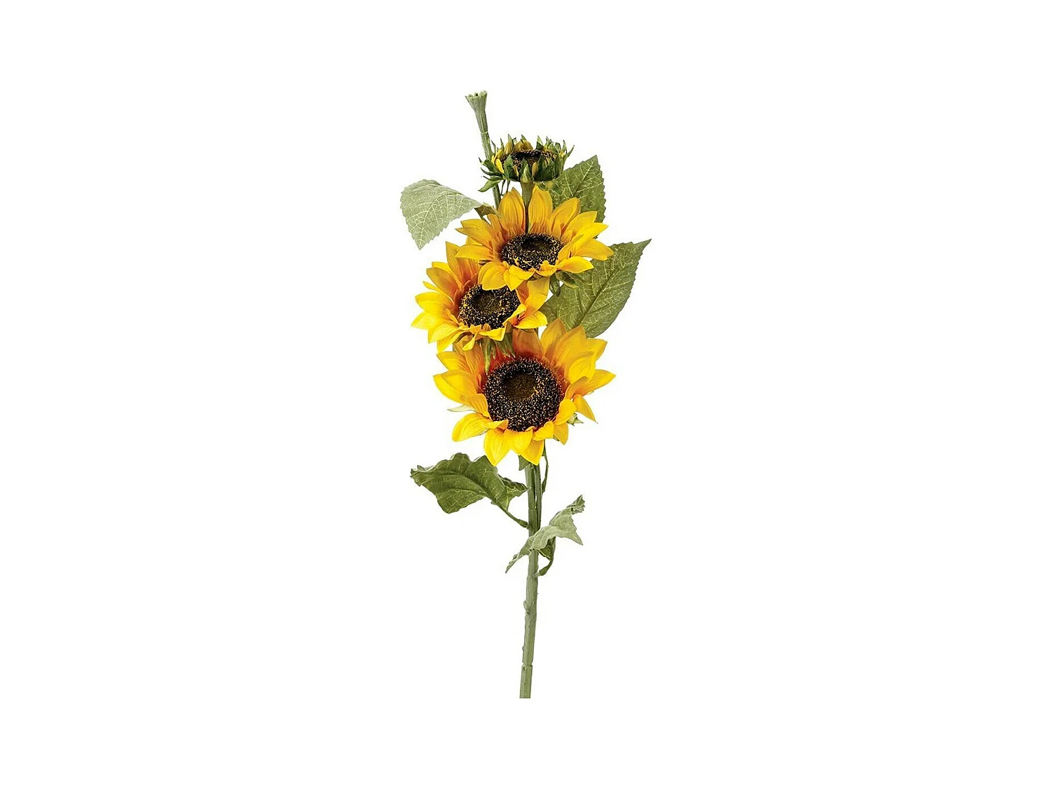 Fleur Artificielle "Tournesol" 80cm Jaune