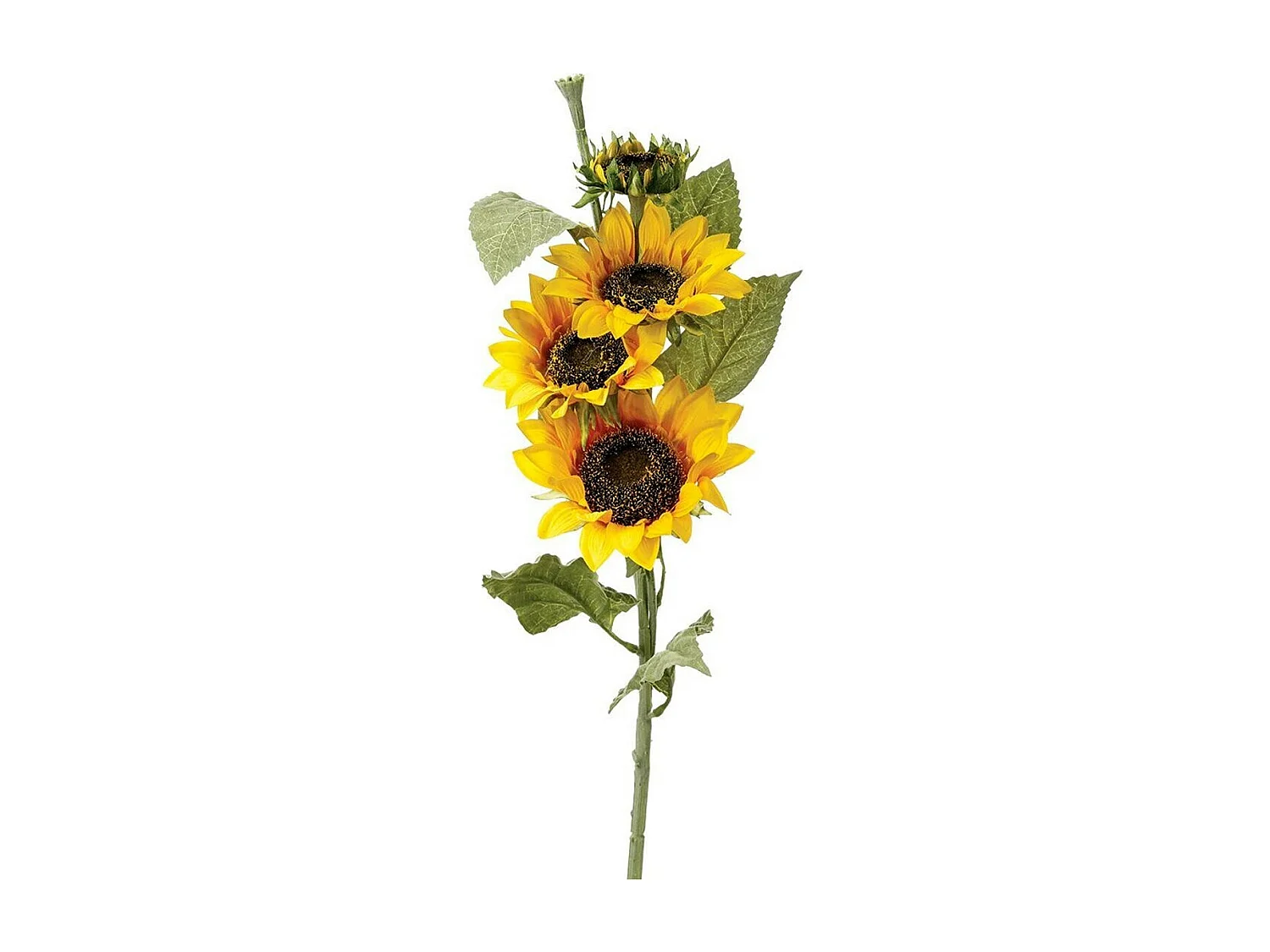 Fleur Artificielle "Tournesol" 80cm Jaune