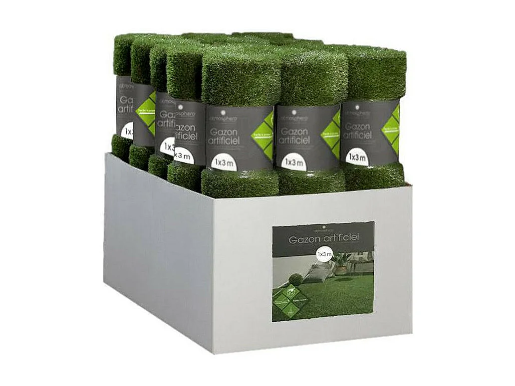 Rouleau de Gazon Artificiel "Grass" 100x300cm Vert