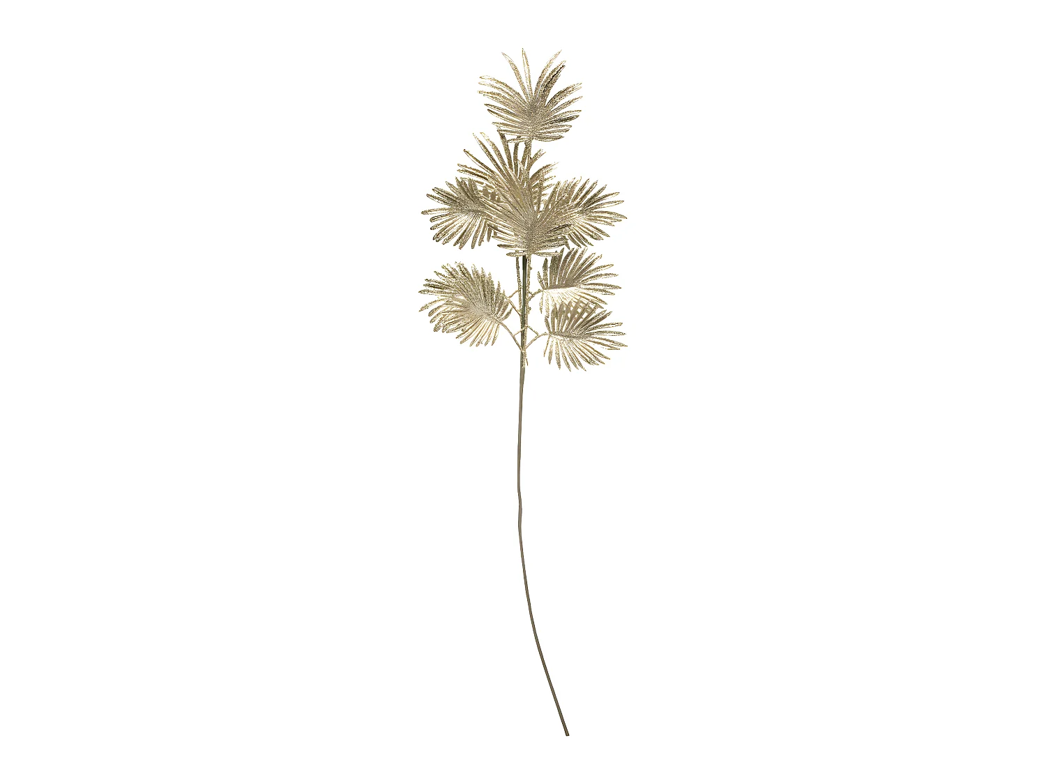 Branche de Palmier Déco "Grand Hôtel" 75cm Or