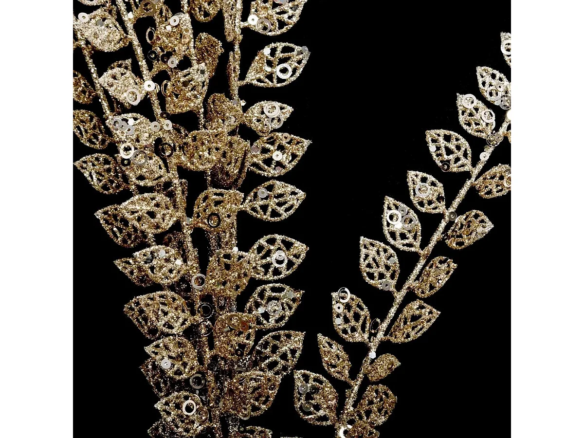 Branche 5 Feuilles "Galerie des Merveilles" 100cm Or