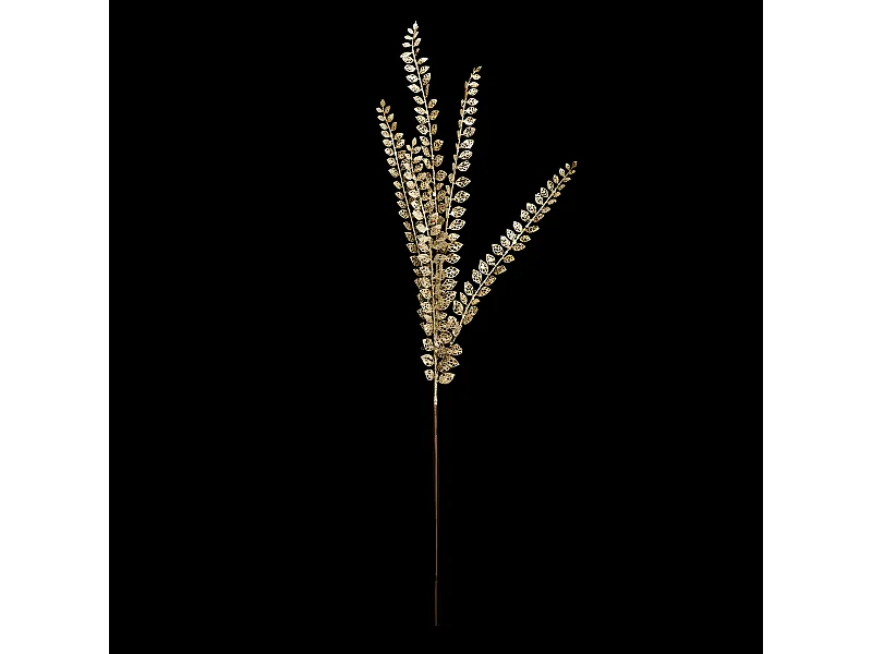 Branche 5 Feuilles "Galerie des Merveilles" 100cm Or