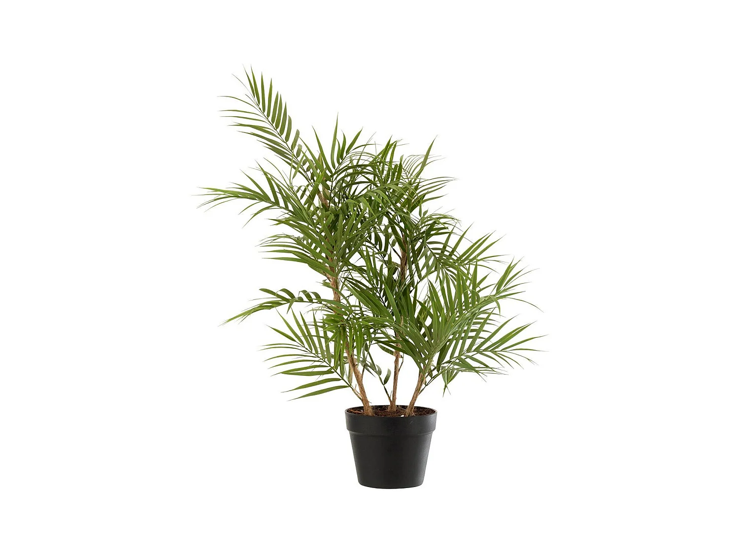 Plante Artificielle "Palmier en Pot" 84cm Vert