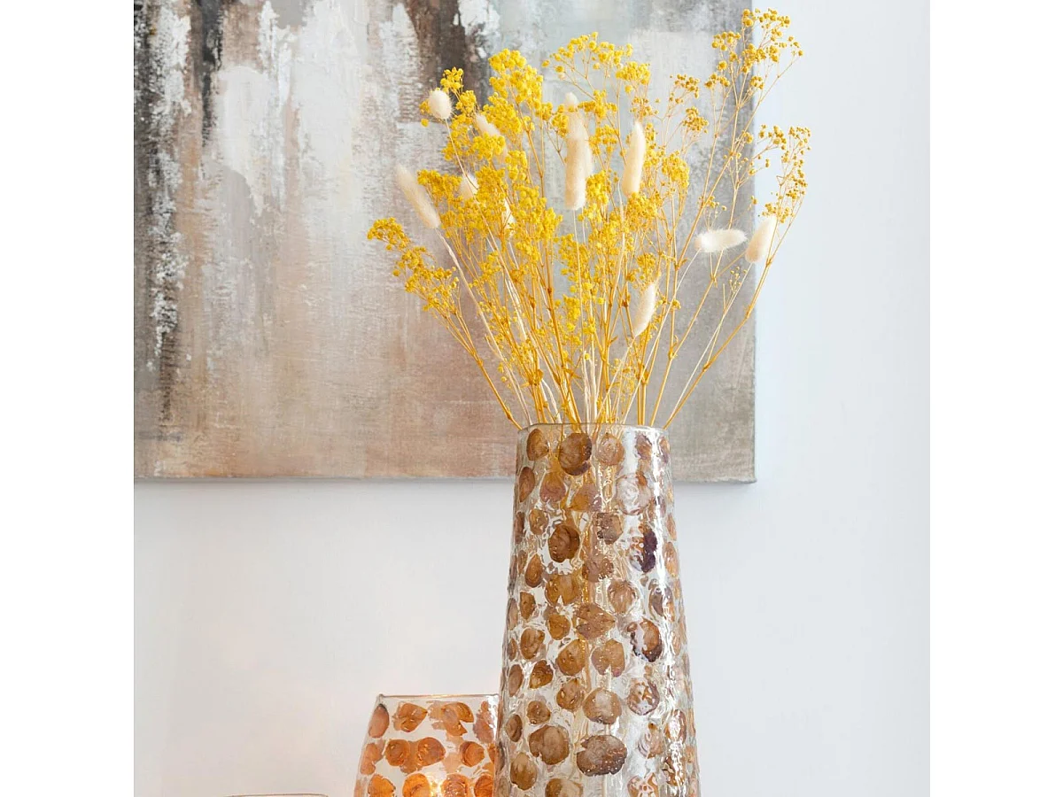 Bouquet de Fleurs "Queue de Lièvre" 86cm Écru