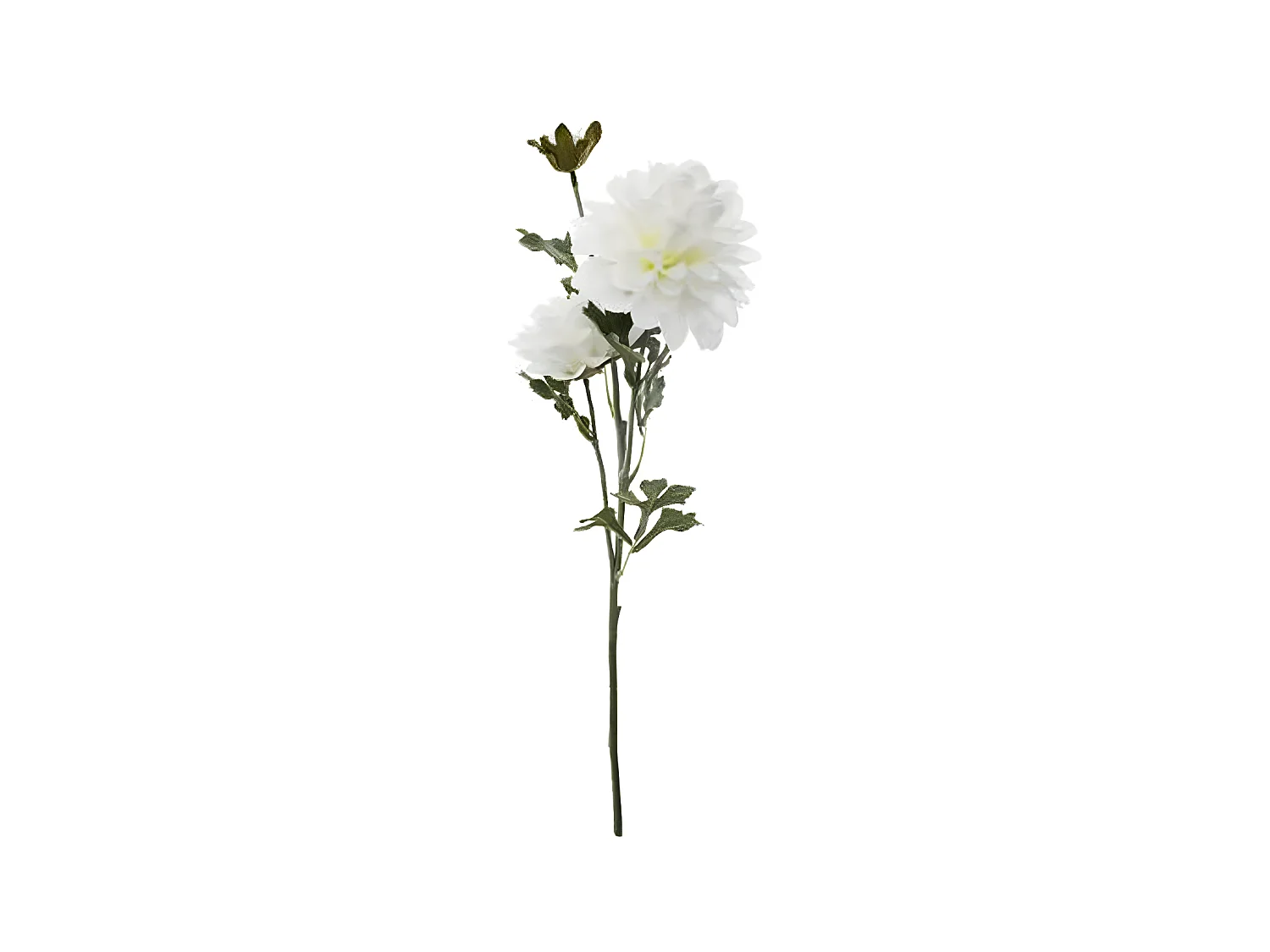 Fleur Artificielle "Dahlia" 62cm Blanc