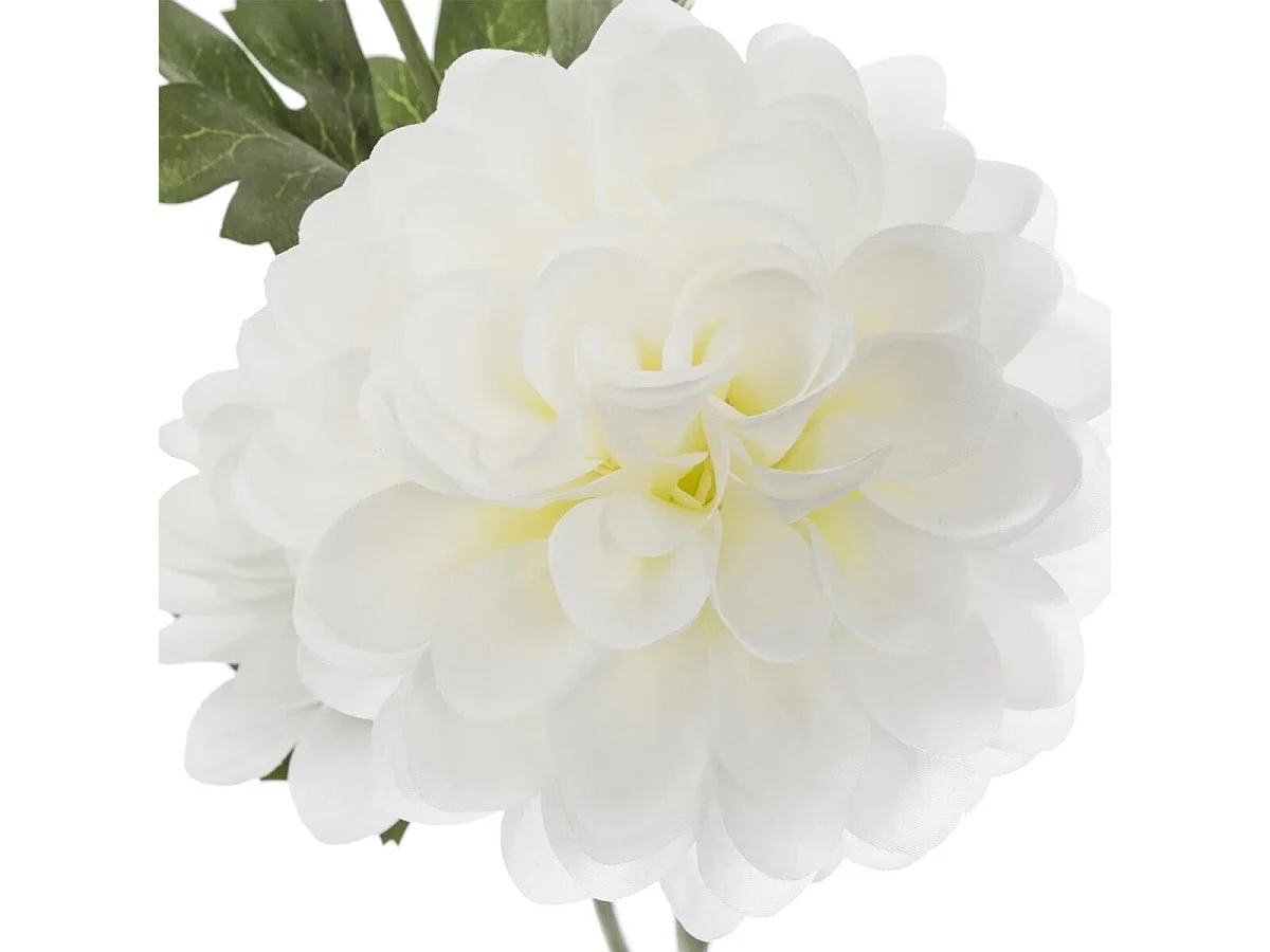 Fleur Artificielle "Dahlia" 62cm Blanc