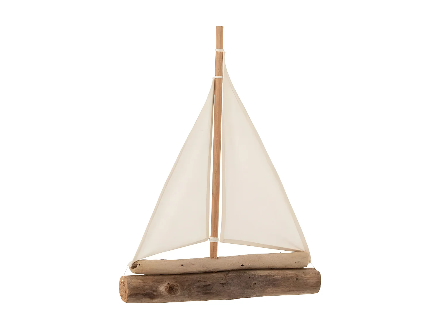 Voilier Déco "Bois Flotté" 48cm Naturel