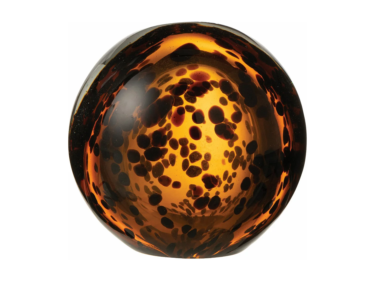 Presse-Papier Déco "Bulle" 12cm Marron Brun