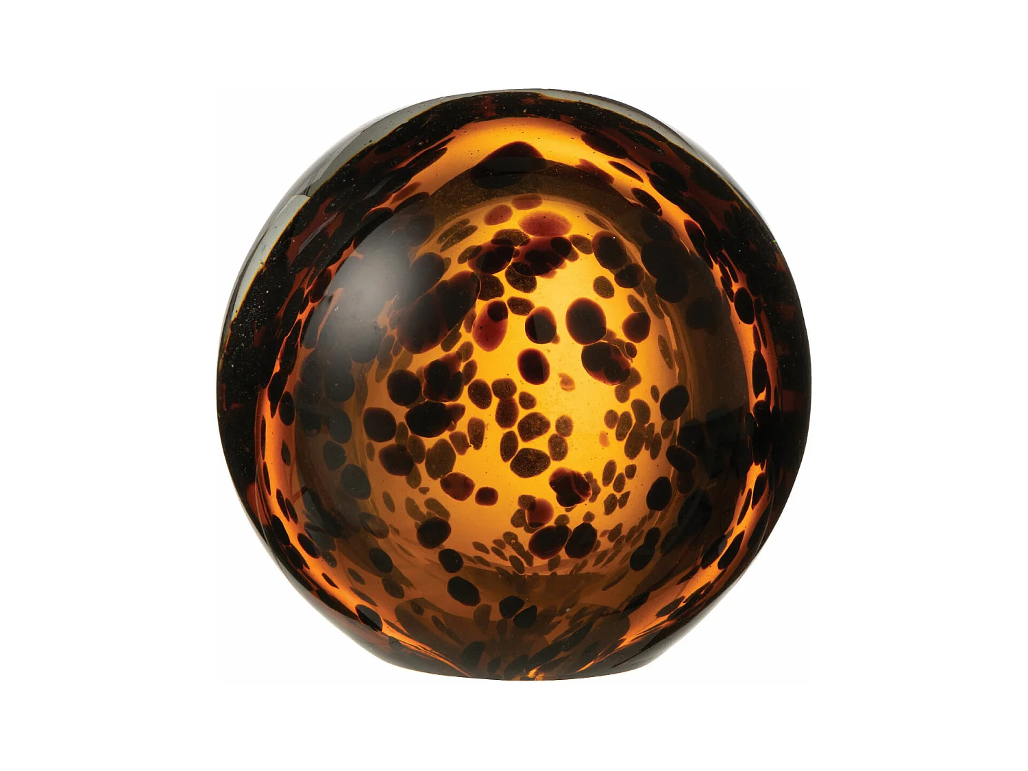 Presse-Papier Déco "Bulle" 12cm Marron Brun
