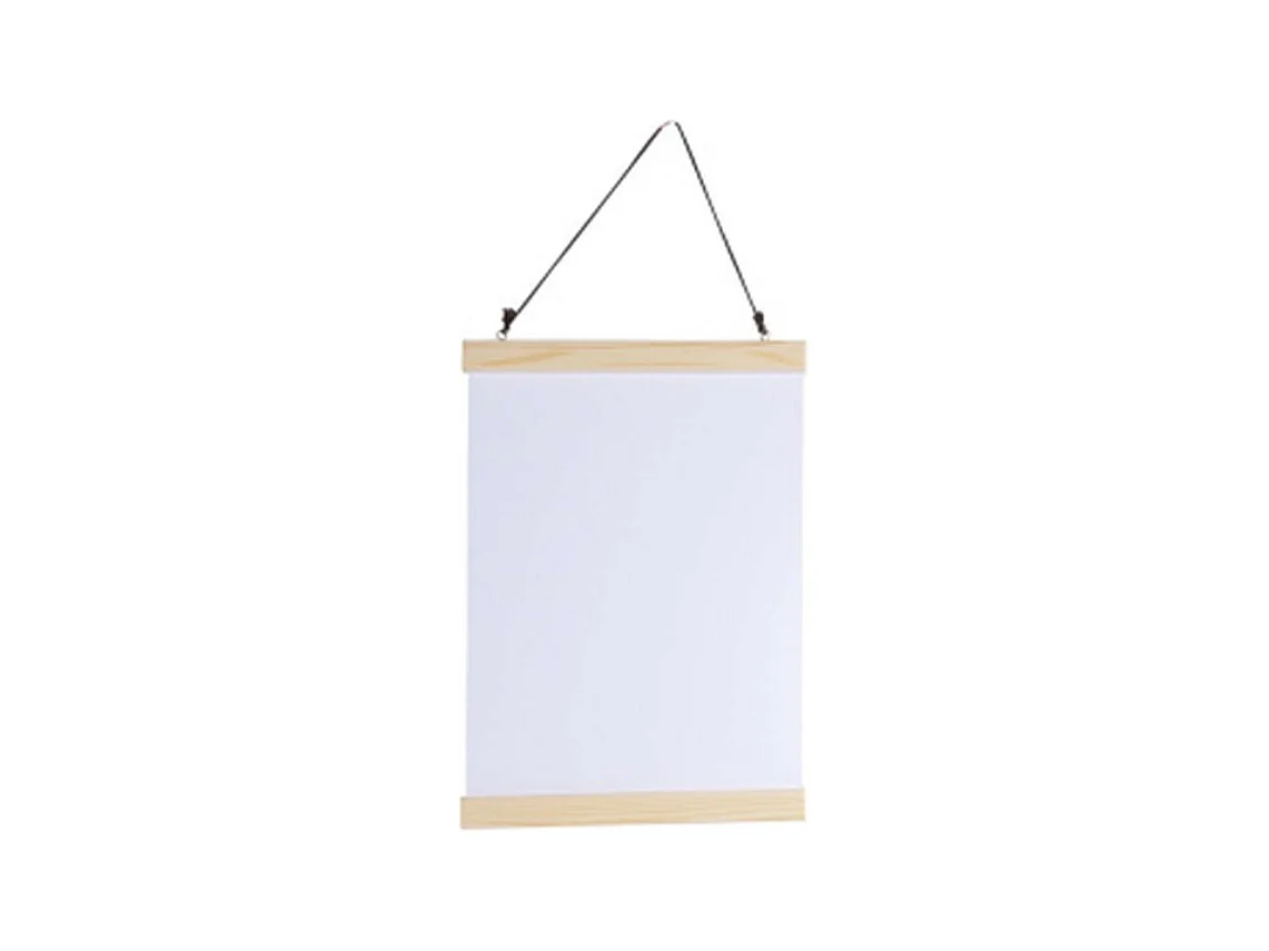 Porte Affiche en Bois "Magnétique A4" Naturel
