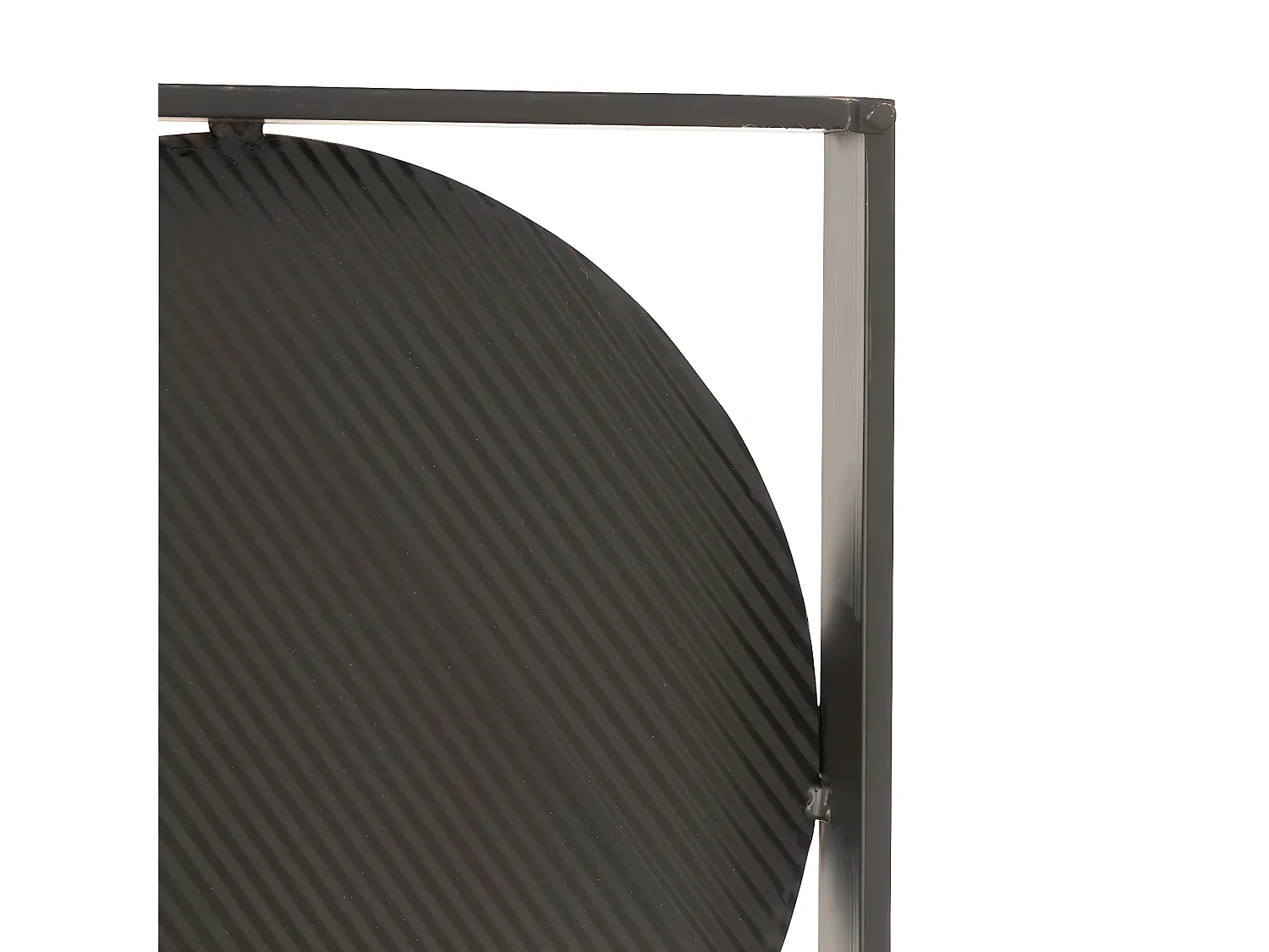 Décoration Murale en Métal "Ronds" 101cm Or & Noir