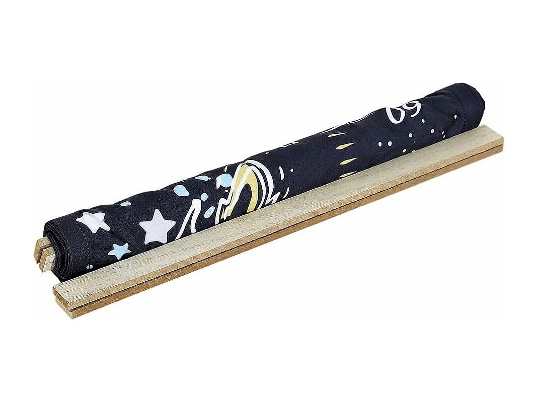 Toise à Motifs "My Little Héros" 146cm Noir & Blanc