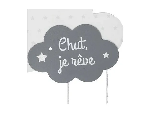 Suspension Enfant "Nuage" 57cm Gris