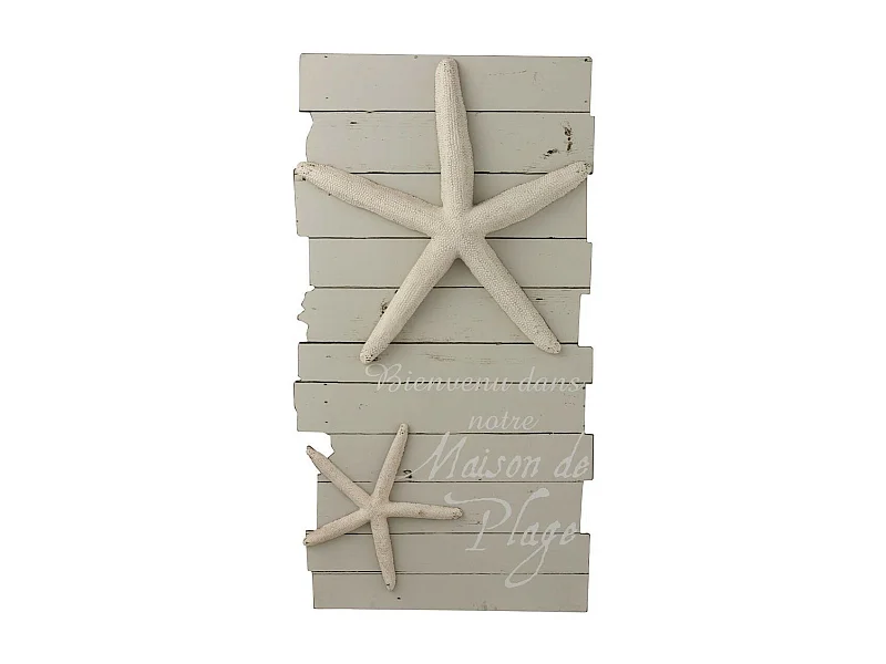 Décoration Murale "Maison de Plage" 99cm Gris