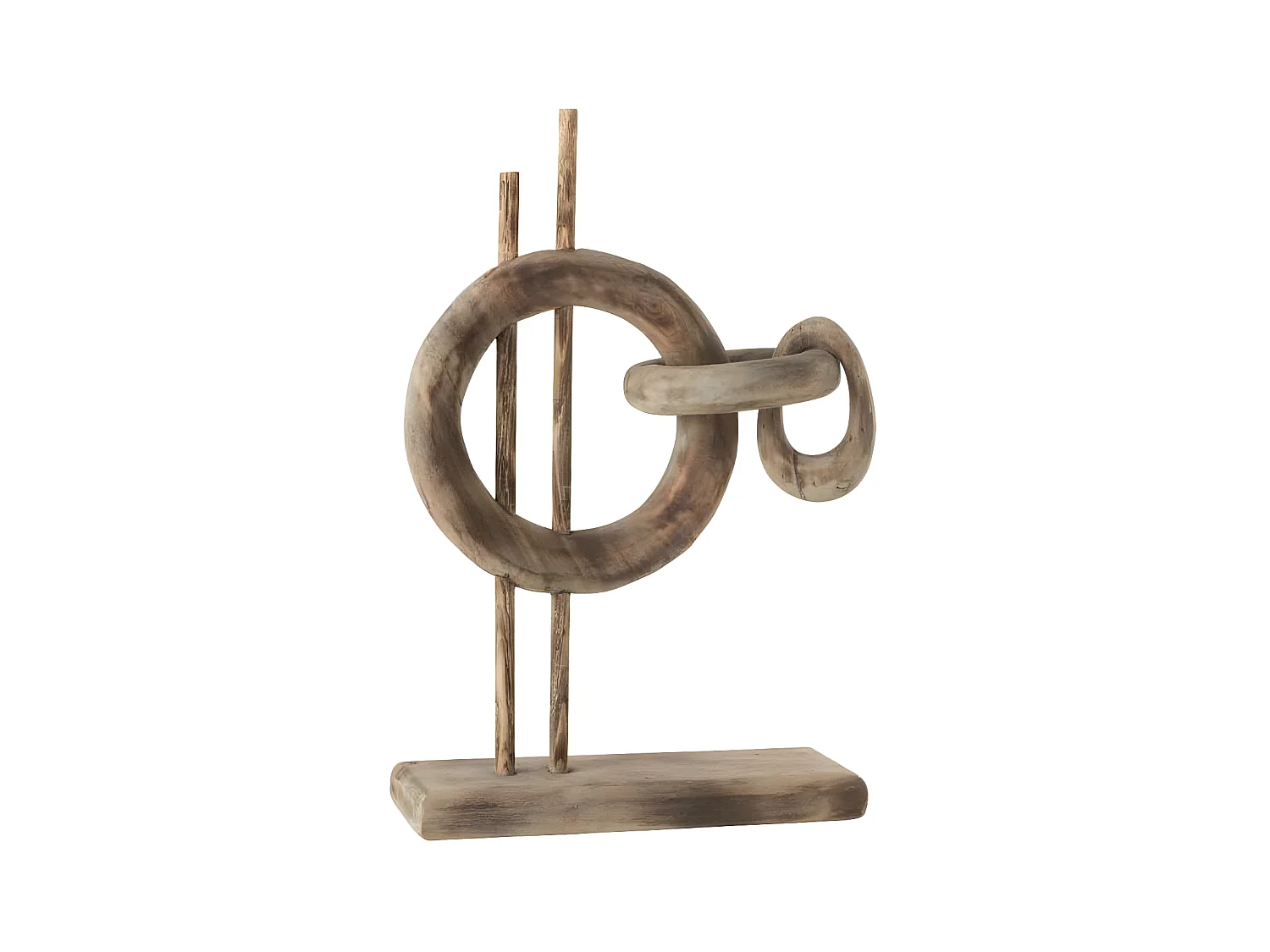 Cercle Horizontal sur Socle "Valeria" 62cm Naturel