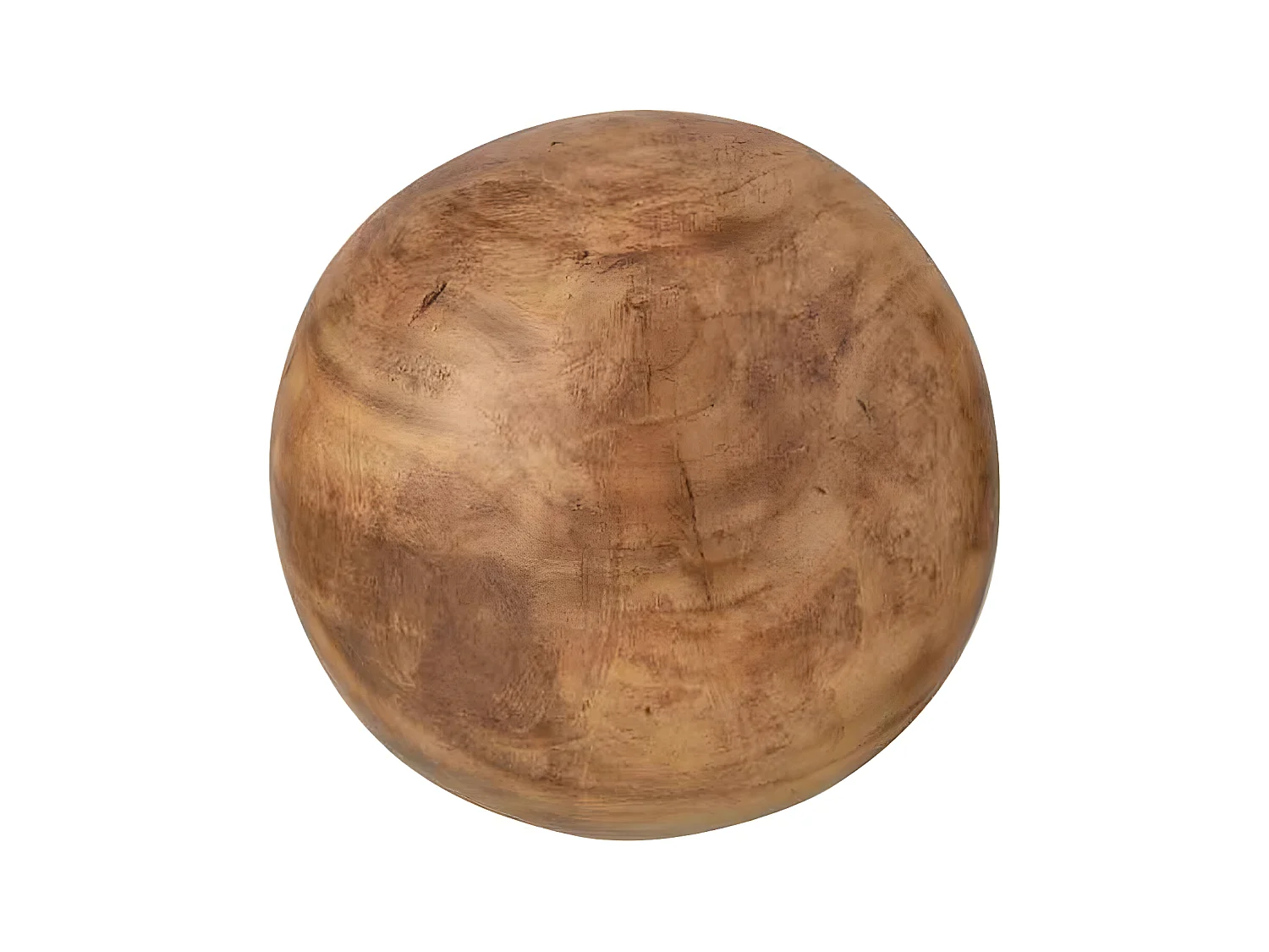 Balle Déco "Wood Paulownia" 20cm Marron