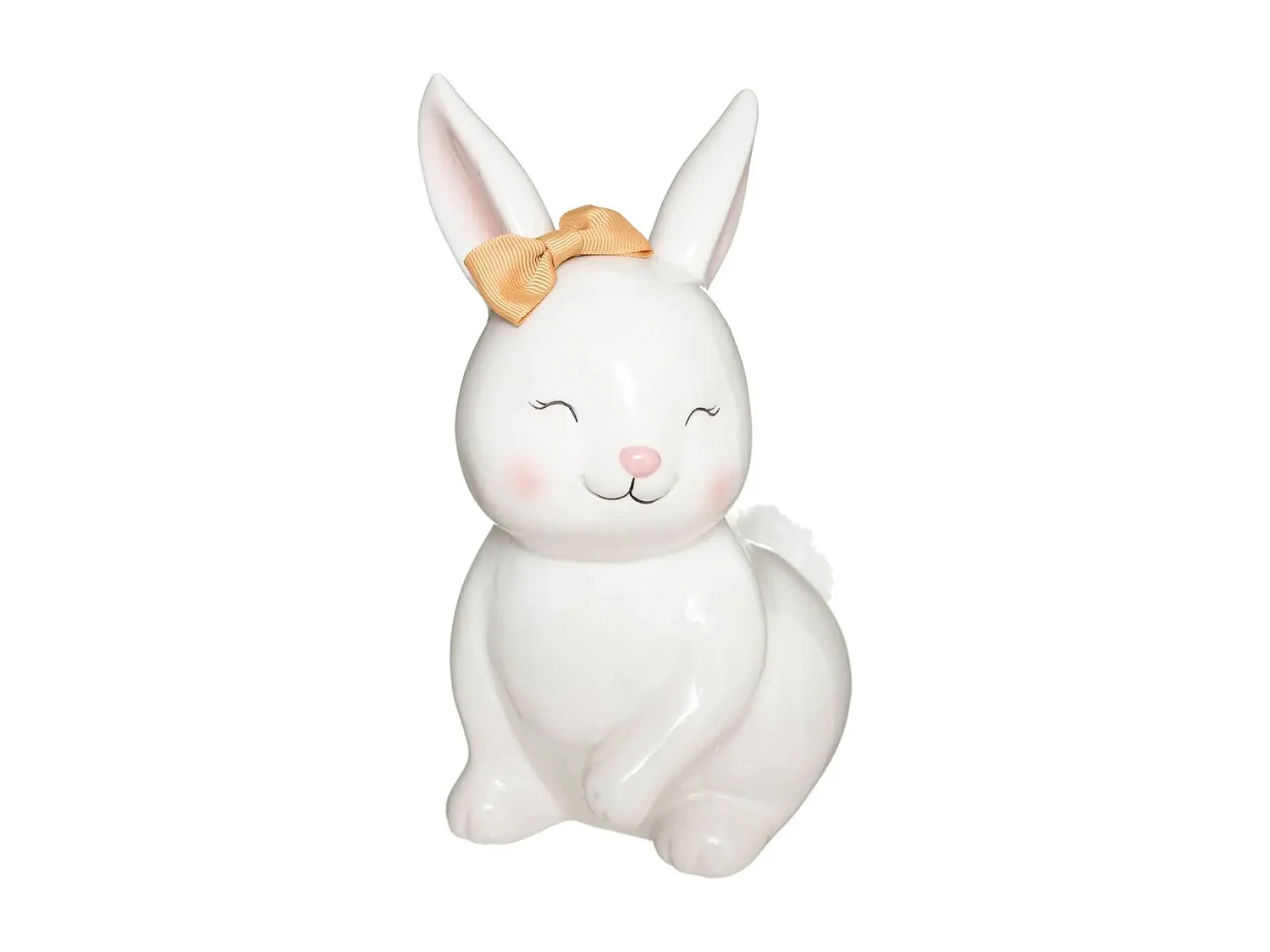 Tirelire Enfant "Lapin" 22cm Blanc