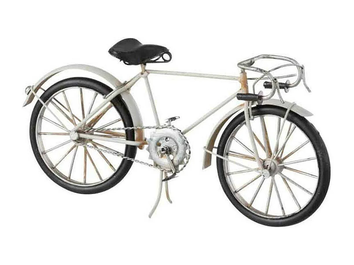 Vélo Déco à Poser "Course" 30cm Gris