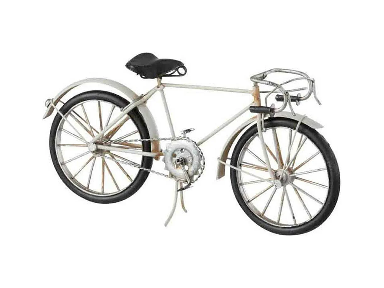 Vélo Déco à Poser "Course" 30cm Gris