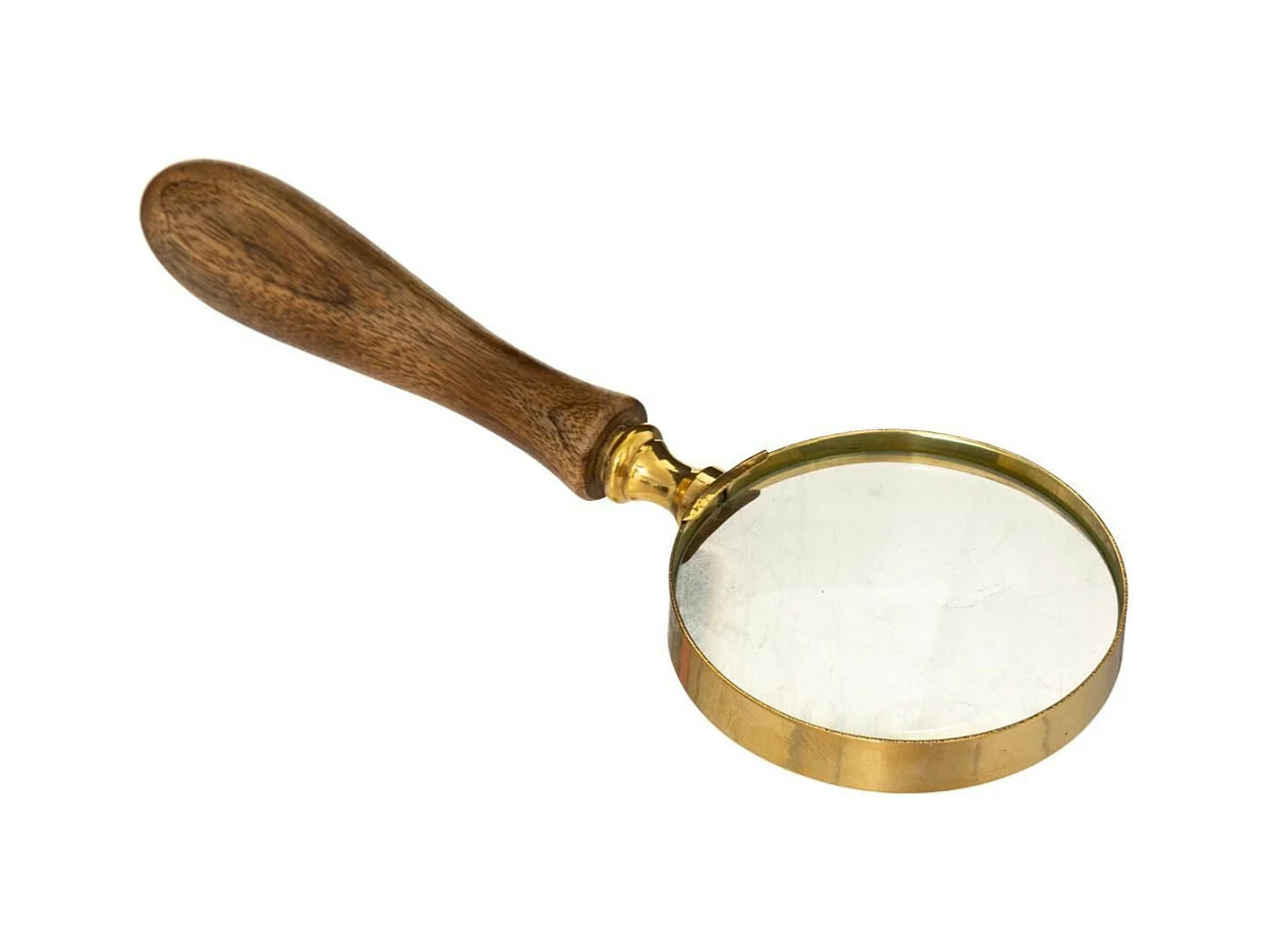 Loupe Déco Design "Delia" 20cm Marron