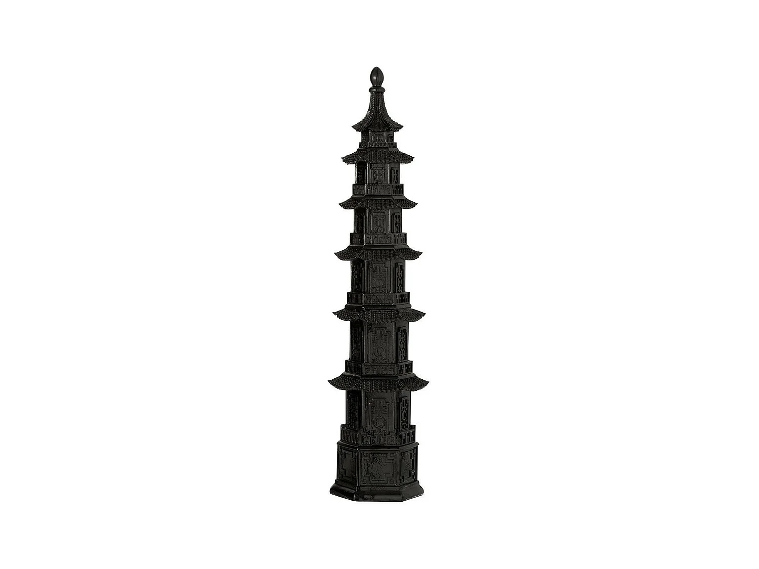 Temple Déco "Oriental" 57cm Noir