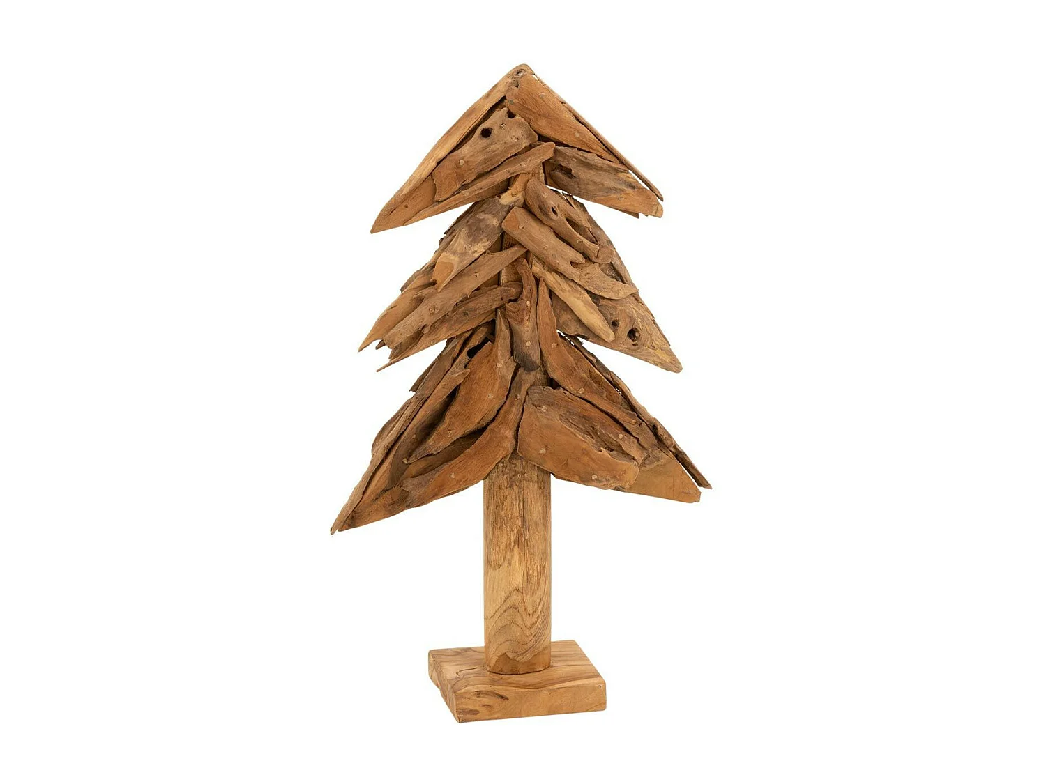 Arbre Déco "Morceaux Bois" 80cm Naturel