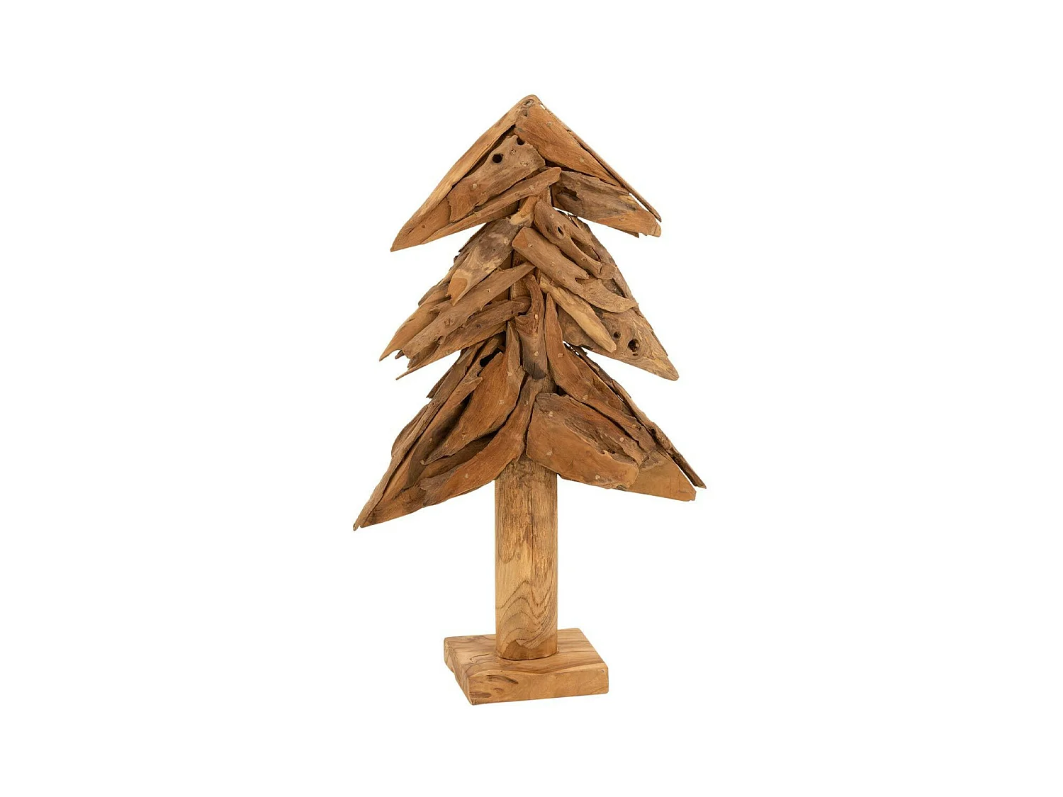 Arbre Déco "Morceaux Bois" 80cm Naturel