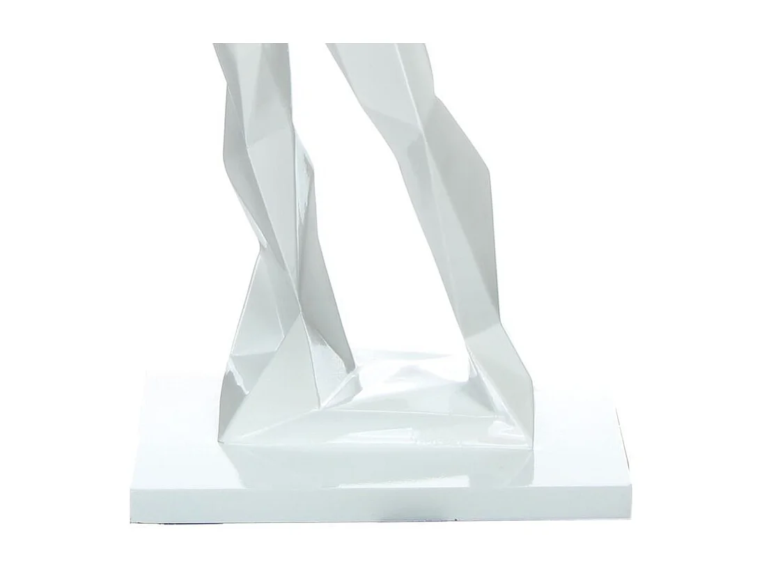 Statue Design "Sculpture Kenya" 56cm Blanc