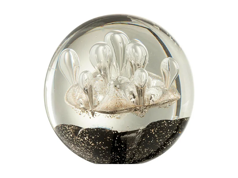 Presse-Papier Déco "Feu d'Artifice" 12cm Or & Noir