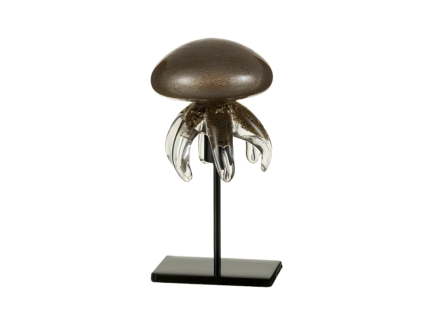 Statuette Déco "Méduse sur Pied" 19cm Marron