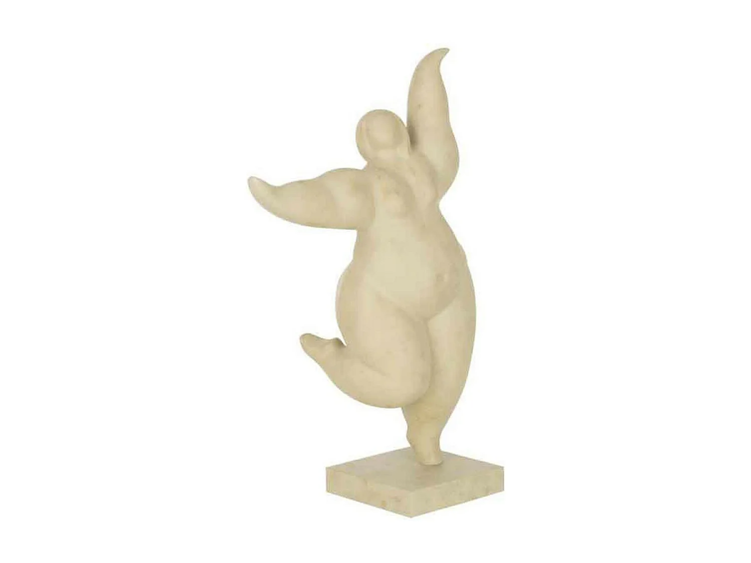 Statuette Figurine Déco "Delphine" 52cm Beige