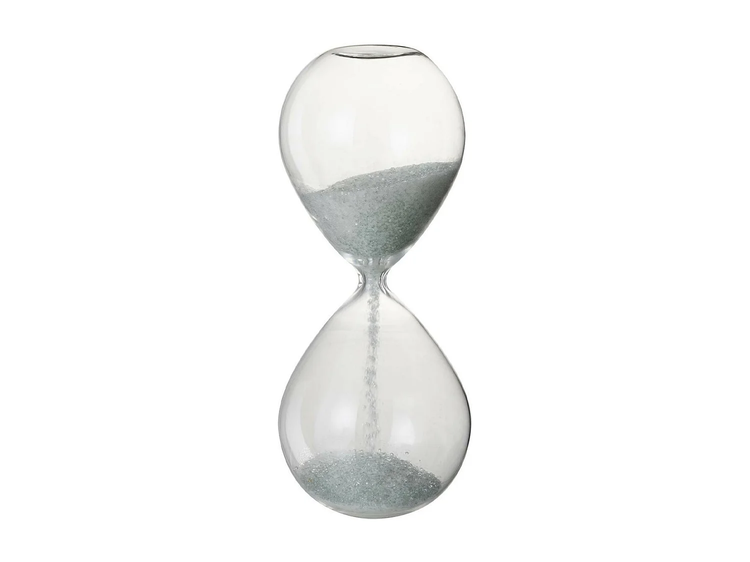 Sablier Déco "Perles" 25cm Blanc
