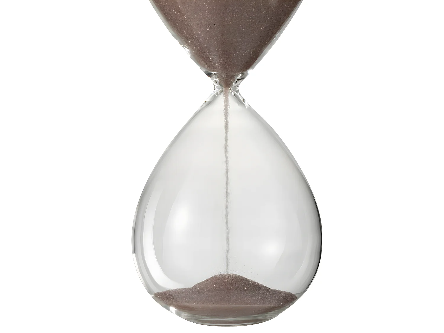 Sablier Déco "Verre" 23cm Rose