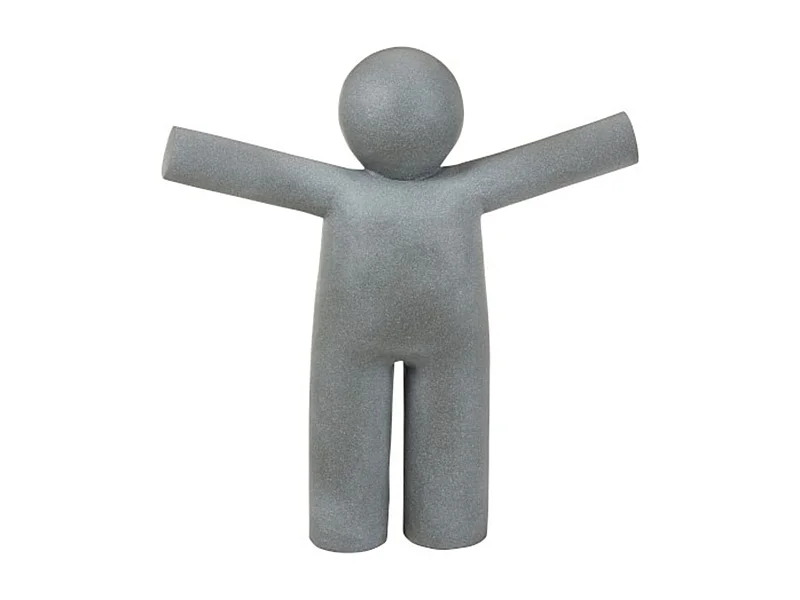 Statuette Déco "P'tit Maurice" 90cm Gris