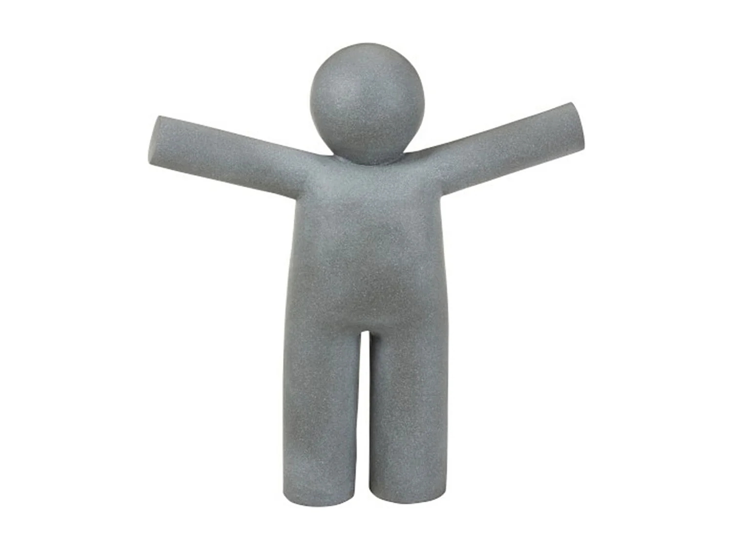 Statuette Déco "P'tit Maurice" 90cm Gris