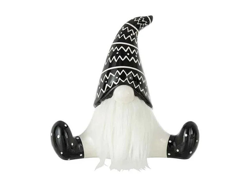 Babbo Natale in ceramica multicolore 26x14x24 cm