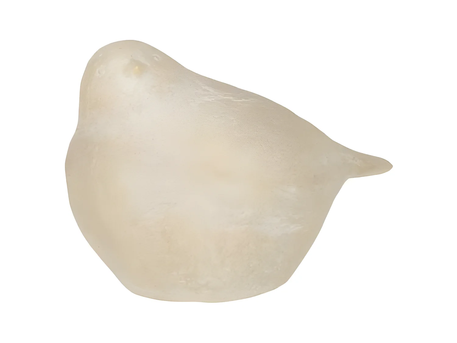 Statuette Déco "Oiseau à Poser" 39cm Beige
