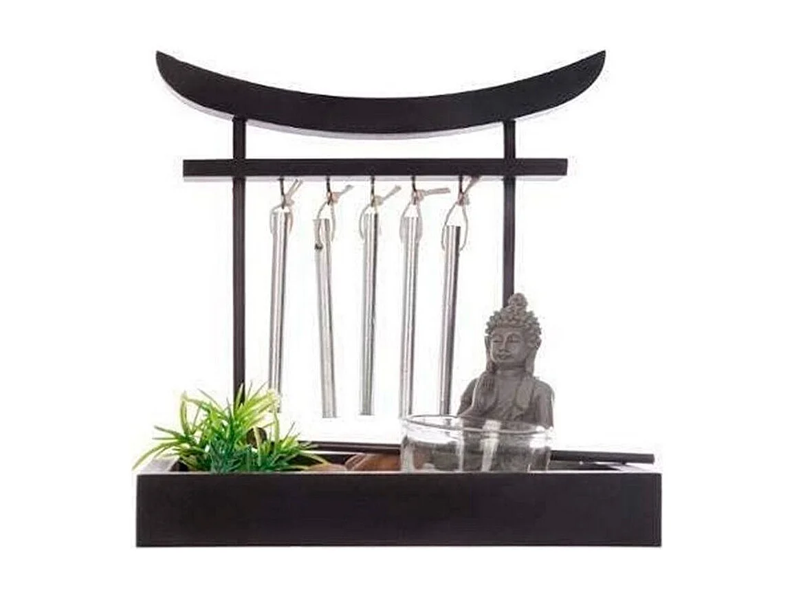 Jardin Zen "Grelots" 16cm Noir