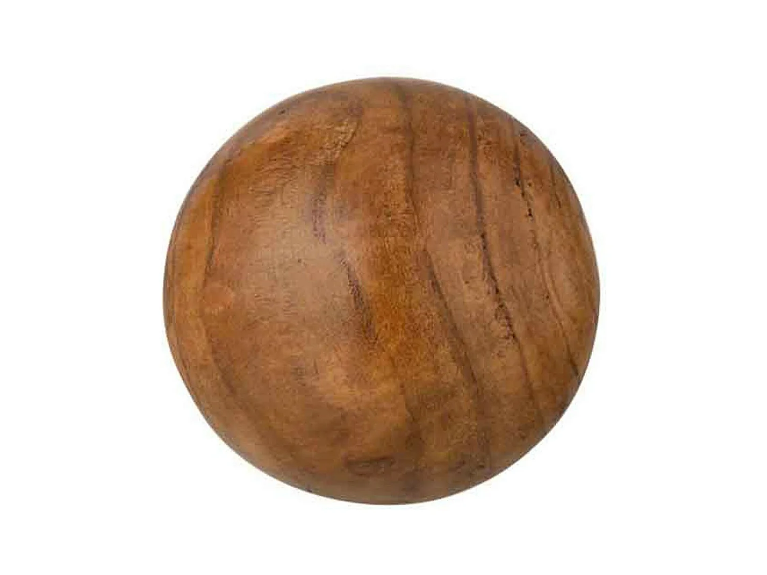 Balle Déco "Wood Paulownia" 15cm Marron